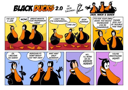 Black Ducks Cartoon Comic Strip 2 episode 2